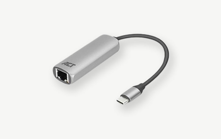 ACT USB-C naar Ethernet adapter - AC7335