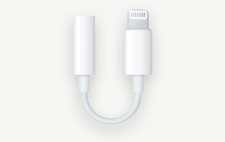 Apple Lightning naar 3.5mm audio adapter